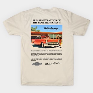 Vintage Chevy Bel Air Advertisement T-Shirt